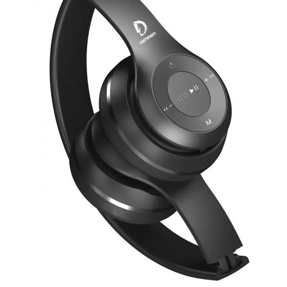 Беспроводные блютус наушники с микрофоном DENMEN DL15 Черный купить в ...