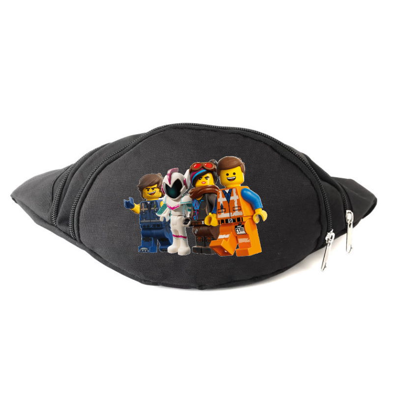 

Сумка Бананка на пояс Лего МУВИ (LEGO-Movie-03) Cappuccino Toys черная