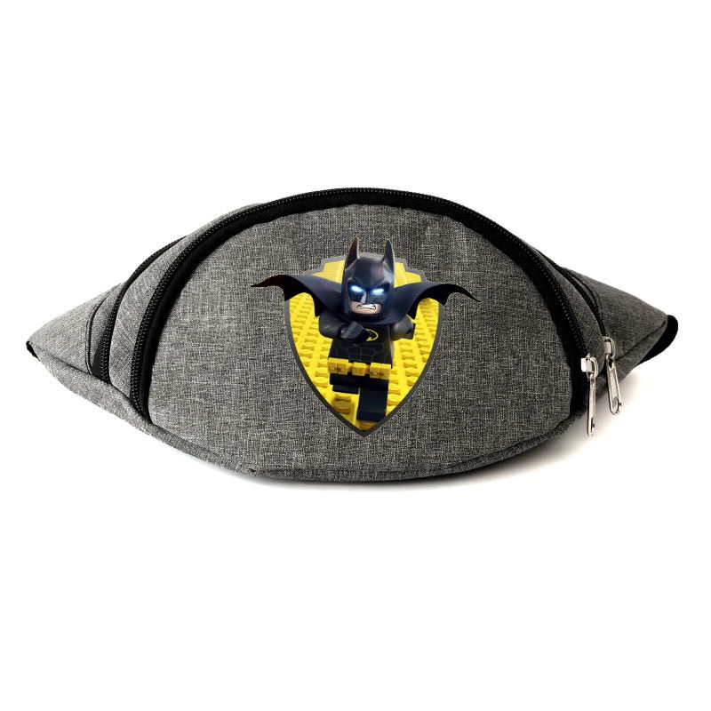 

Сумка Бананка на пояс Лего Бетмен (LEGO-Batman-05) Cappuccino Toys серая