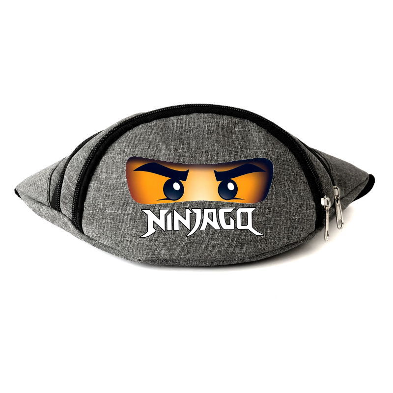 

Сумка Бананка на пояс Лего Нинзяго (LEGO-Ninjago-02) Cappuccino Toys серая
