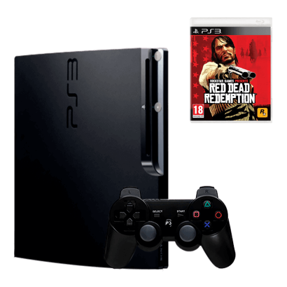 Набор Консоль Sony PlayStation 3 Slim 320GB Black Б/У + Игра Sony ...