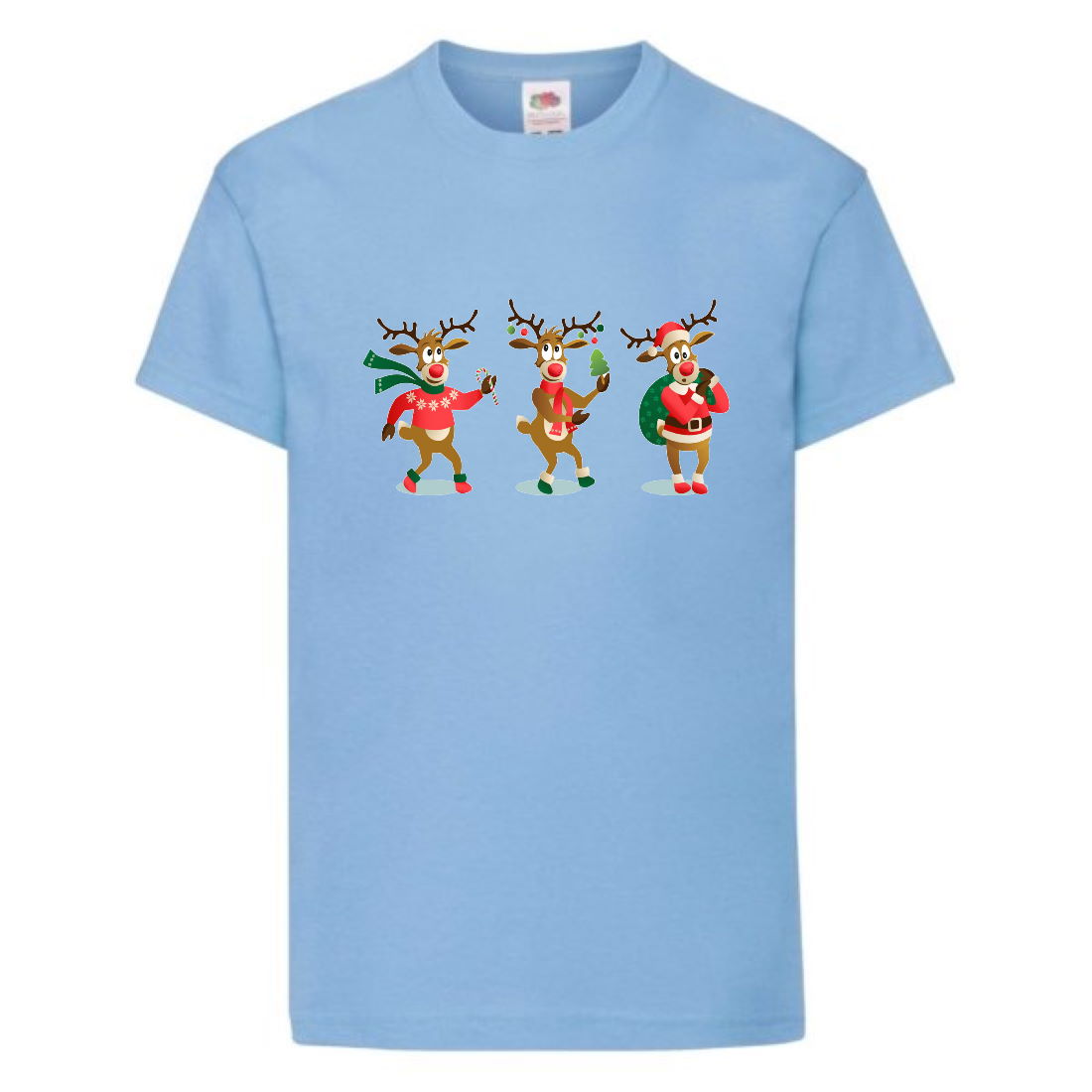 

Футболка детская Новый Год (New Year) светло-голубая (0017-blue) размер 164 см