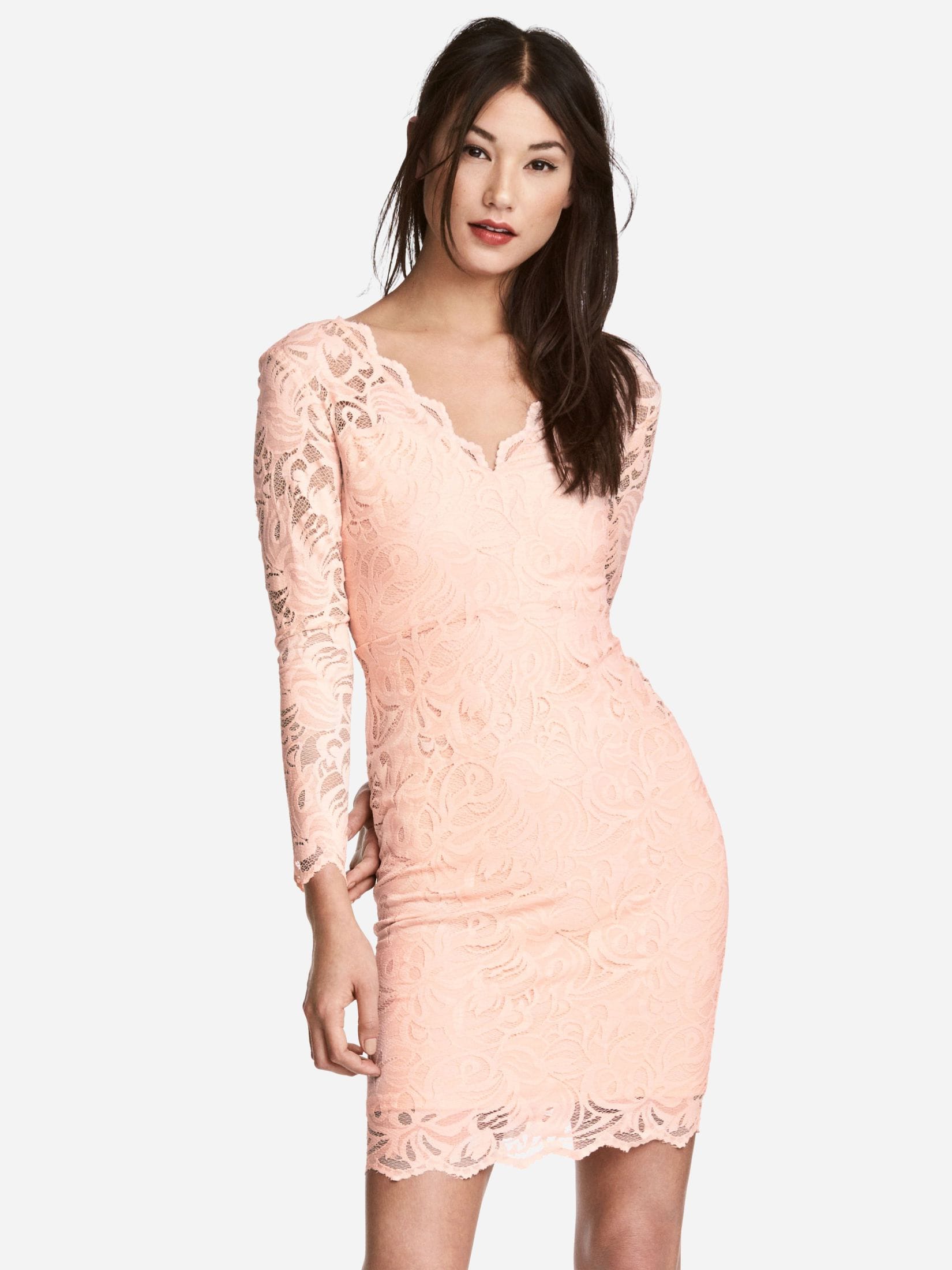 Акція на Сукня H&M XAZ160454XLGO 38 Блідо-рожева від Rozetka
