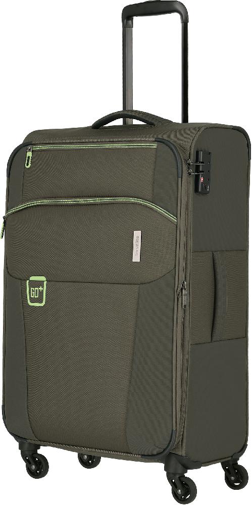 

GO/Khaki Чемодан на 4 колесах M exp. (64/69л,2,9кг) (42x67x29/33см) Travelite TL090548-86