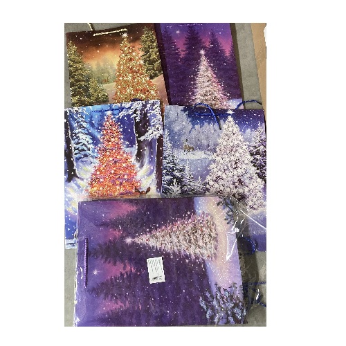 

Пакет подарочный бумажный M "Christmas tree" 26*10*32см Stenson (TL00038-M)