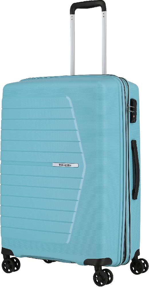 

NUBIS/Light Blue Чемодан на 4 колесах M exp. (70/76л,3,5кг) (46x67x27/31см) Travelite TL076148-25