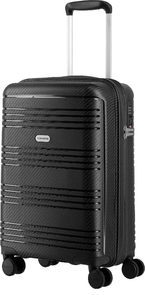 

ZENIT/Black Чемодан на 4 колесах S (36л,2,5кг) (36x55x20см) Travelite TL075747-01