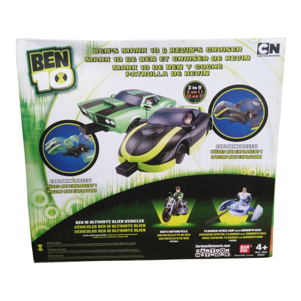 Набор игрушек Bandai Ben 10 Alien Force: Ben Tennyson, Kevin, мини-фигурка  Бена и машина Mark 10 (8810-2) – фото, отзывы, характеристики в  интернет-магазине ROZETKA от продавца: ToysJam | Купить в Украине: Киеве,