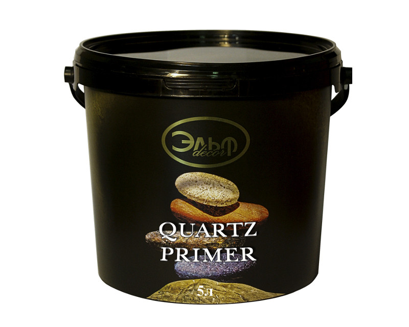 

Грунт с кварцевым песком ELF DECOR QUARTZ PRIMER для декоративных штукатурок белый 5л