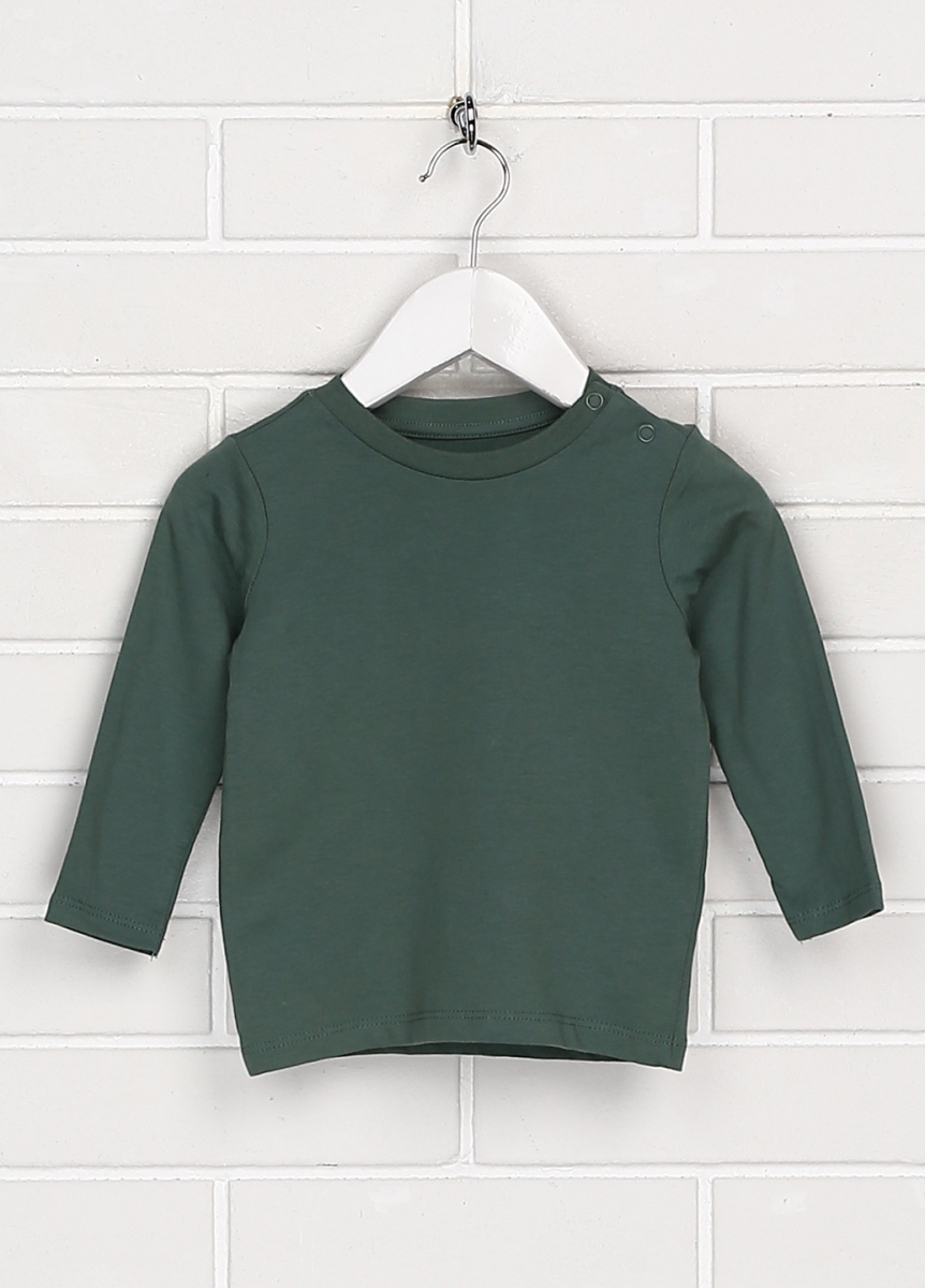 

Футболка с длинными рукавами для мальчика H&M 0743907004 80 СМ Зелёный 61899