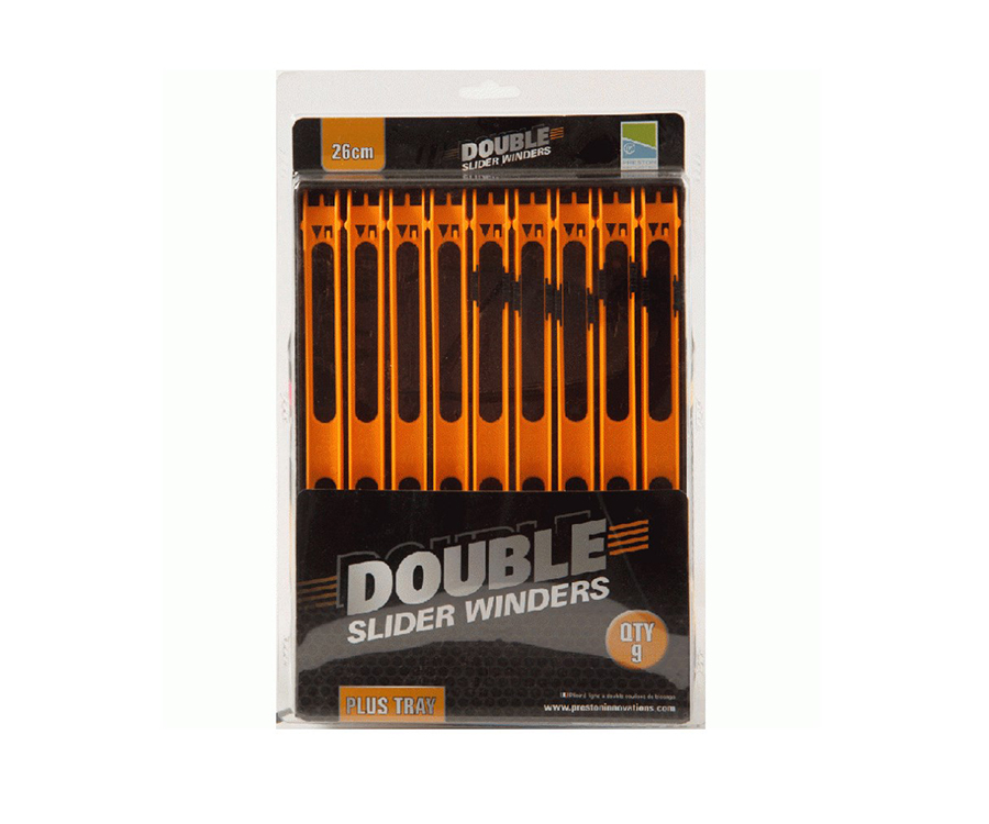 

Мотовило Preston Double Slider Winders 26см 9шт Orange New18 (арт.3838P0020029)