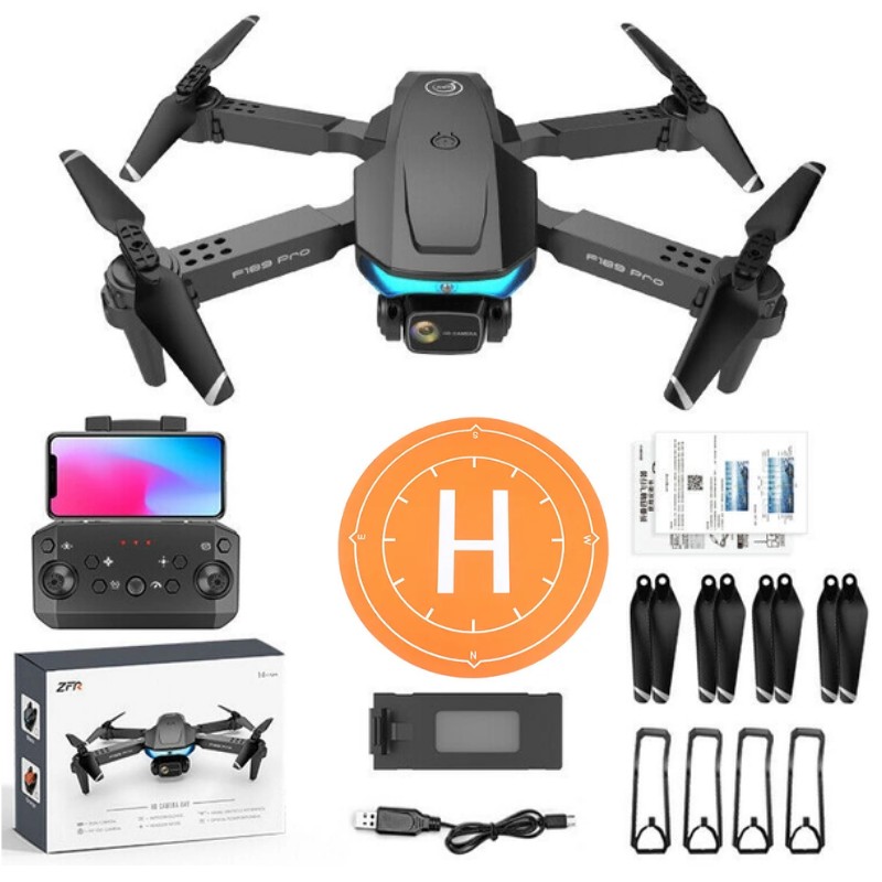 Квадрокоптер F189 PRO - дрон с 4K камерой , Wifi FPV, обход препятствий ...