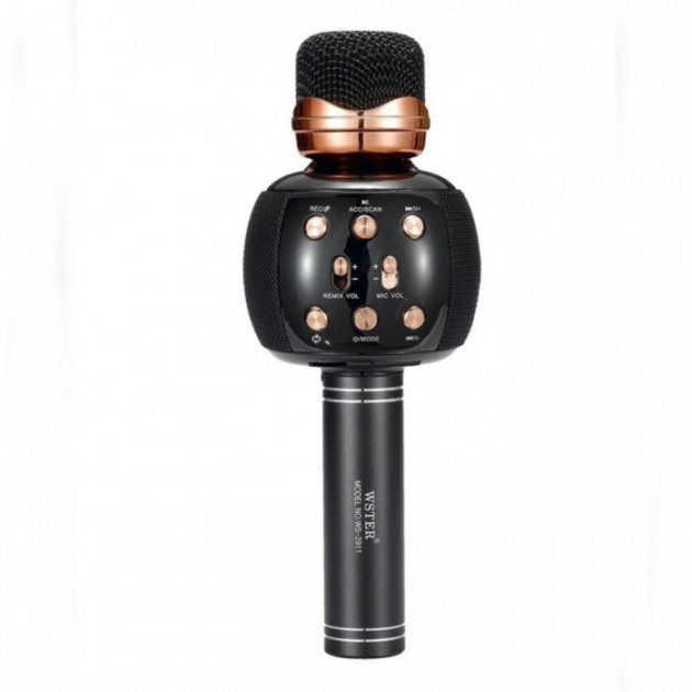 

Караоке-микрофон портативный Wster WS-2911 Black