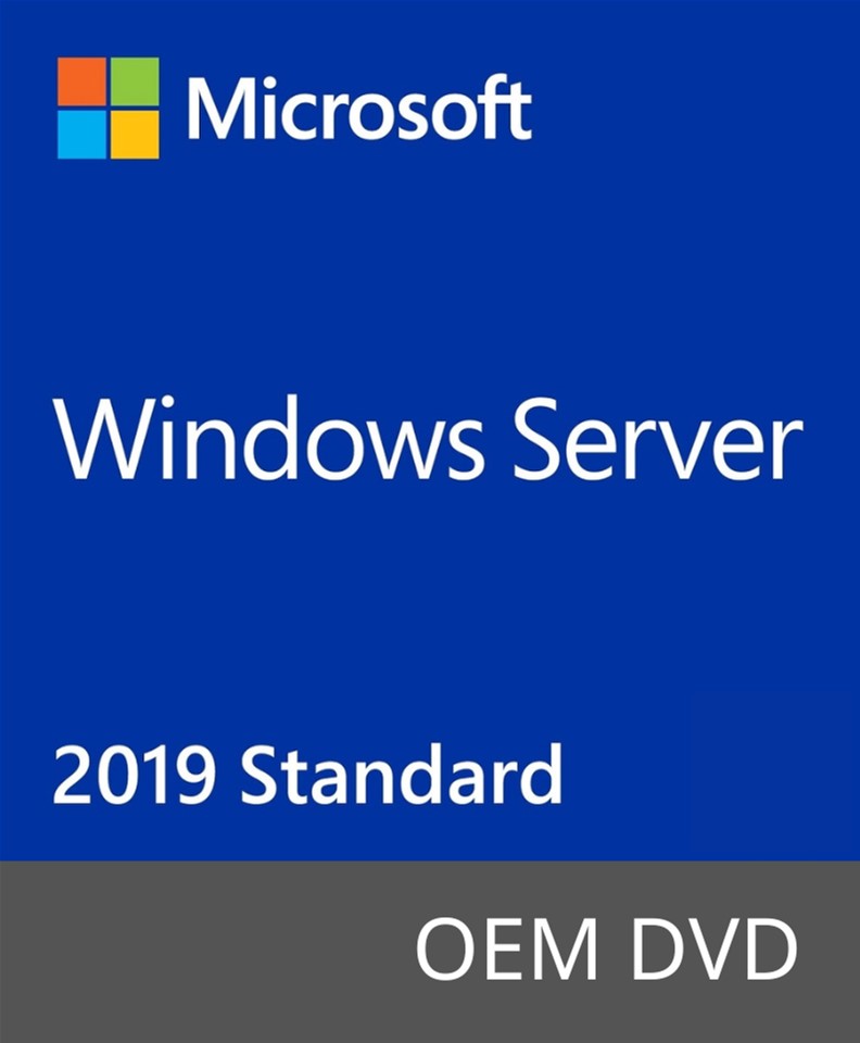 Microsoft Windows Server 2019 Standard Edition x64 English 16 Core DVD ...