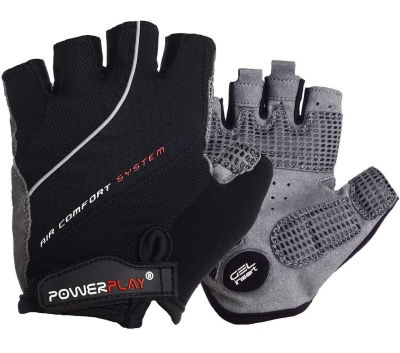 

Велорукавички PowerPlay 5023 Men S Чорні (SKL24-144377)