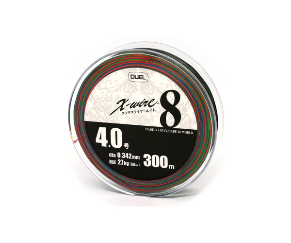 

Шнур Duel Super X-Wire 8 Eight 300m 0.342mm 27kg Multicolor #4 (арт.1919735665)