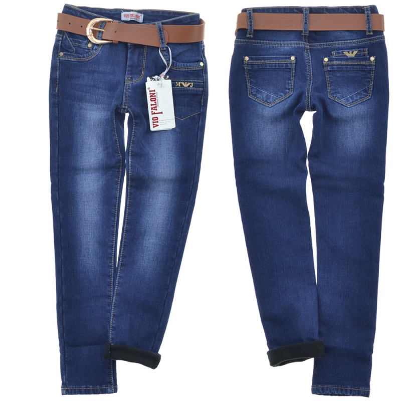 

Джинсы утепленные VioFaloni TT7926 134 см Синий