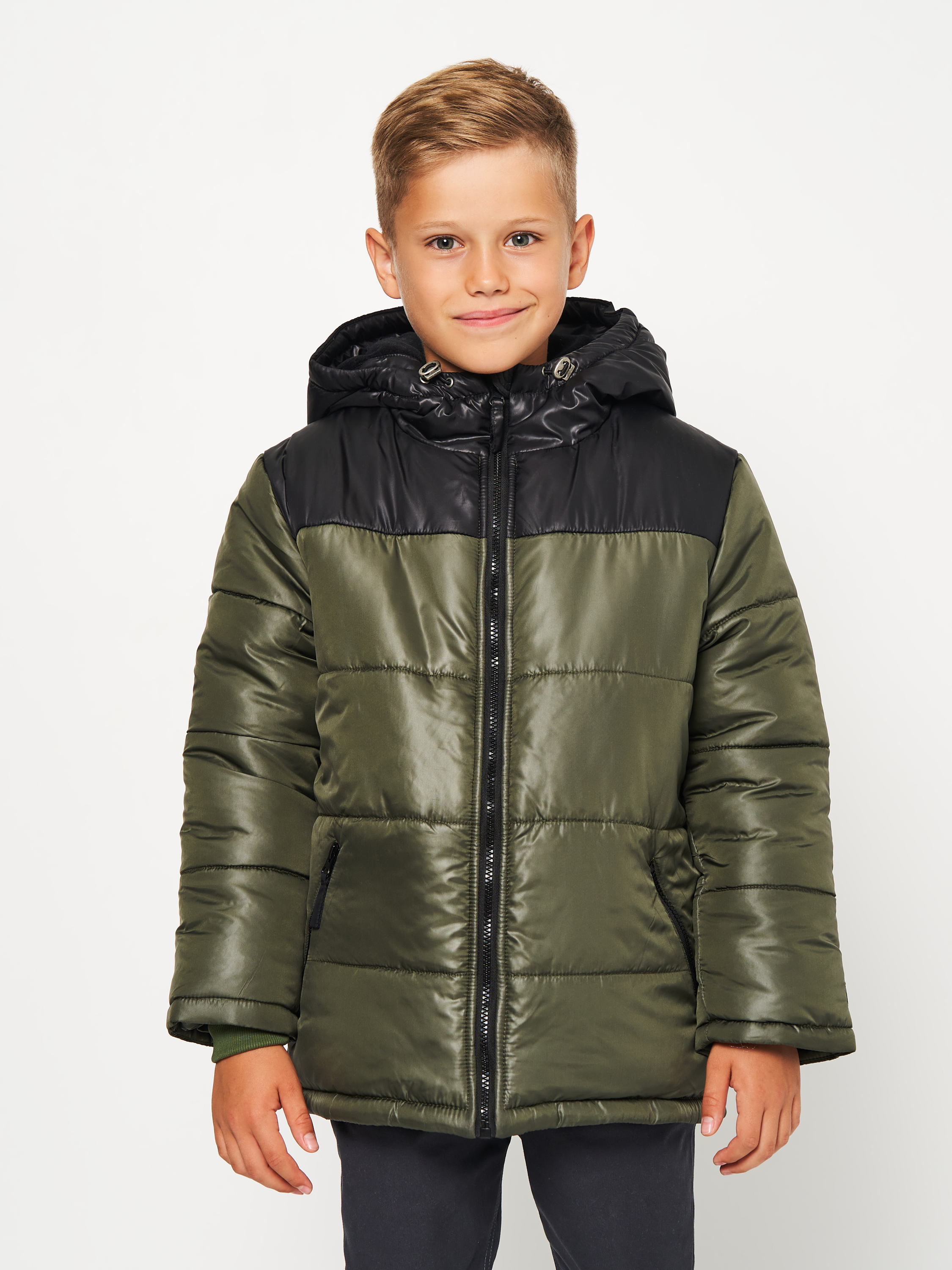 Акція на Дитяча зимова куртка для хлопчика Бембі КТ295-VY0 122 см від Rozetka
