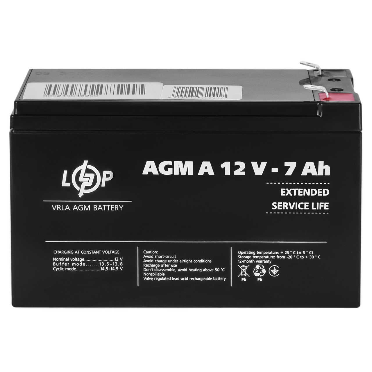 Аккумулятор для сигнализации AGM А 12V - 7 Ah бесперебойное питание для  офиса и дома – фото, отзывы, характеристики в интернет-магазине ROZETKA от  продавца: Krop Security | Купить в Украине: Киеве, Харькове,