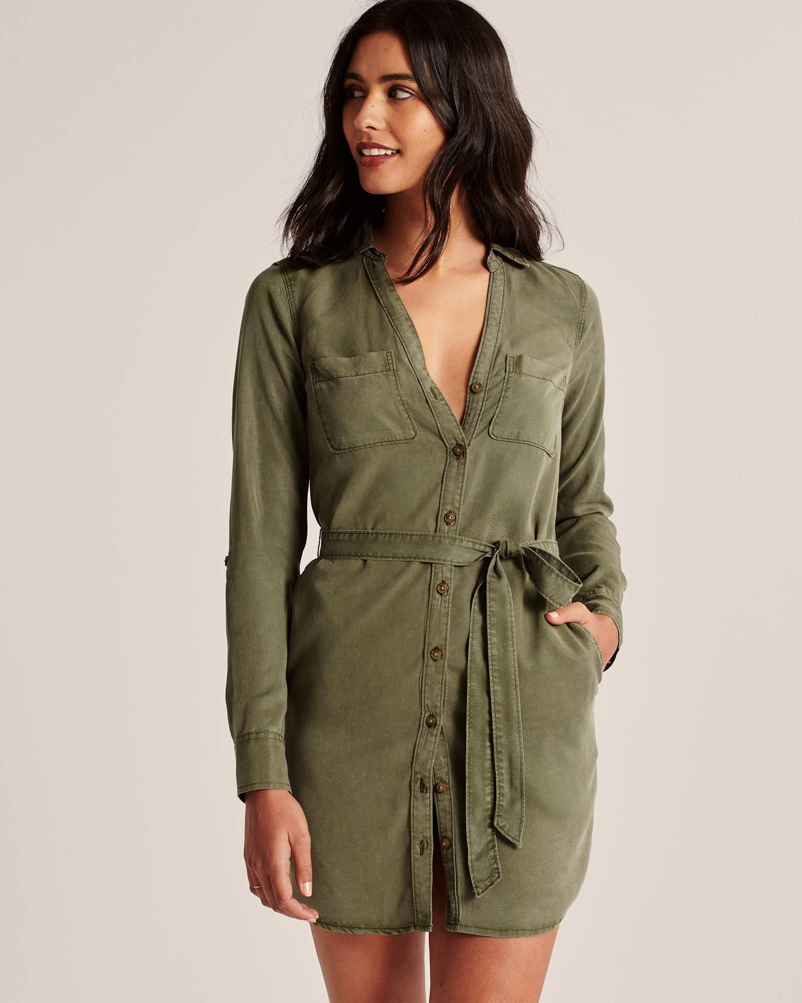 

Платье женское - платье Abercrombie & Fitch AF7876W XS Зелёный