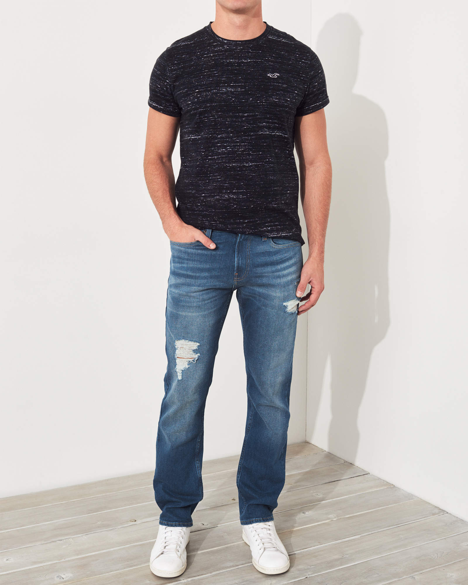 

Джинсы Slim Straight Hollister HC8127M 34/32 Синий