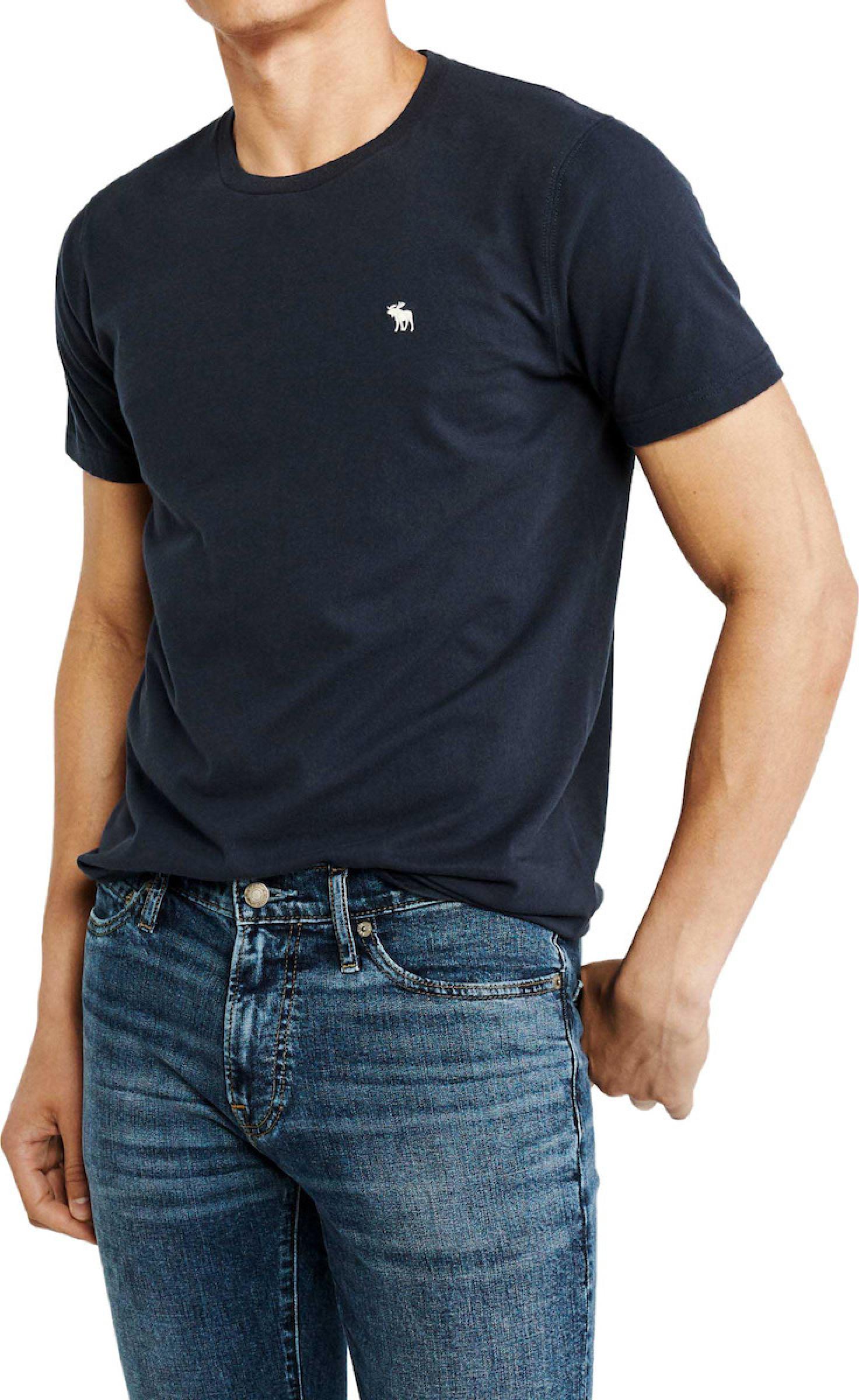 

Футболка Abercrombie & Fitch AF7870M  Темно-синий, Футболка Abercrombie & Fitch AF7870M S Темно-синий