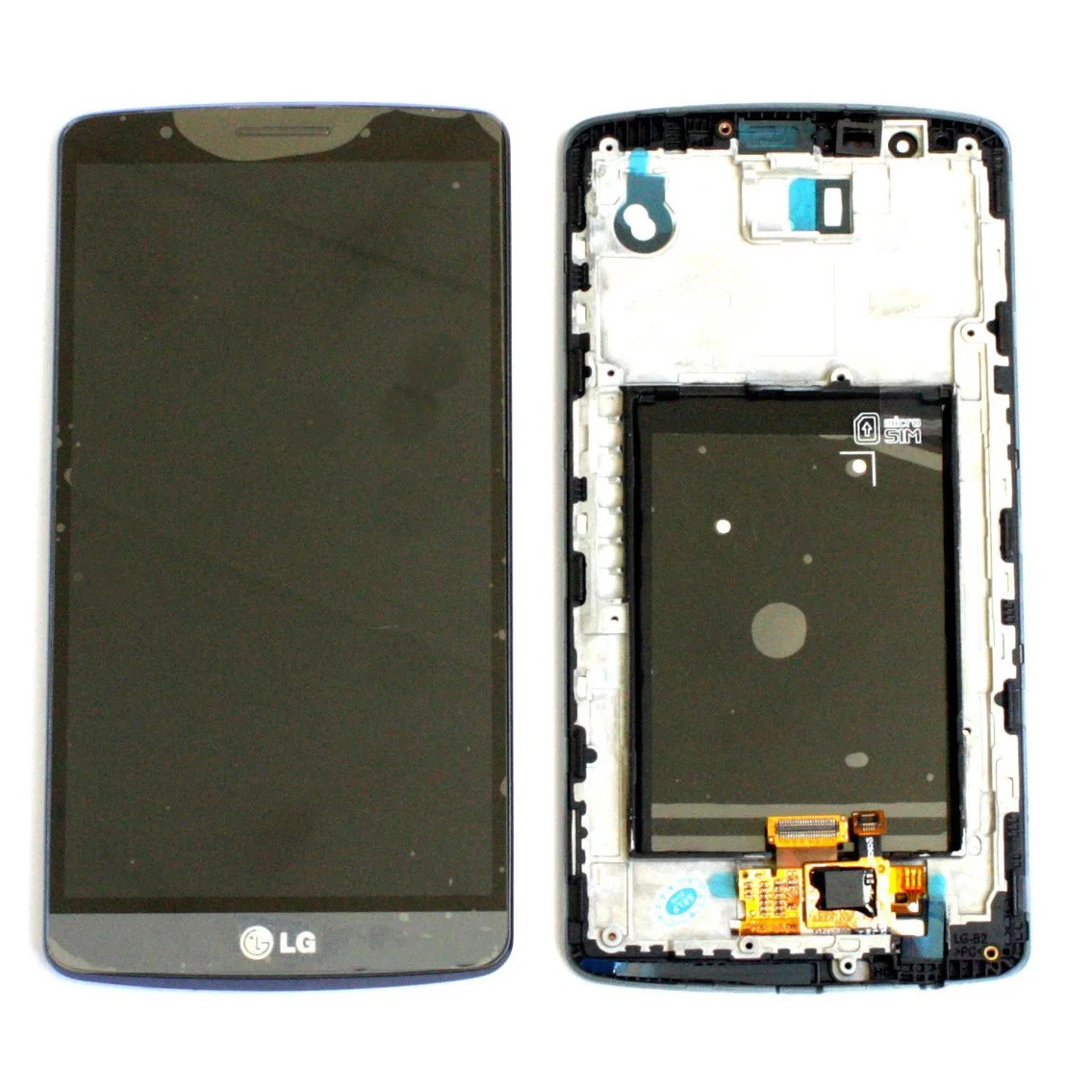 

Дисплей LG D855/D858/D859 Optimus G3 с сенсорным стеклом с рамкой grey