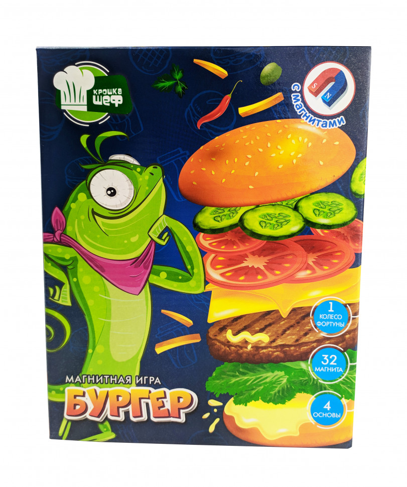 

Игра настольная Vladi Toys магнитная Бургер VT2310-02