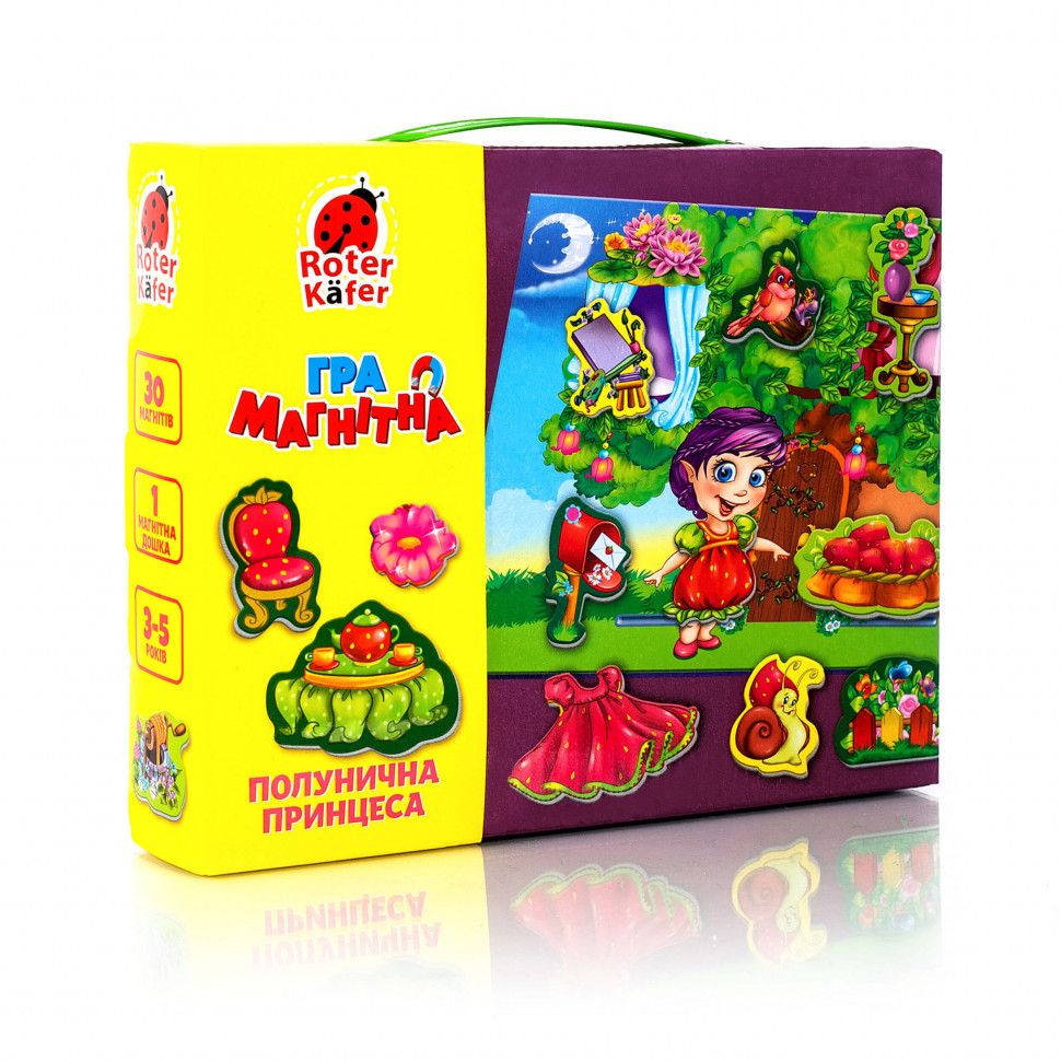 

Игра настольная Vladi Toys Магнитная игра. Клубничная принцесса RK2070-03