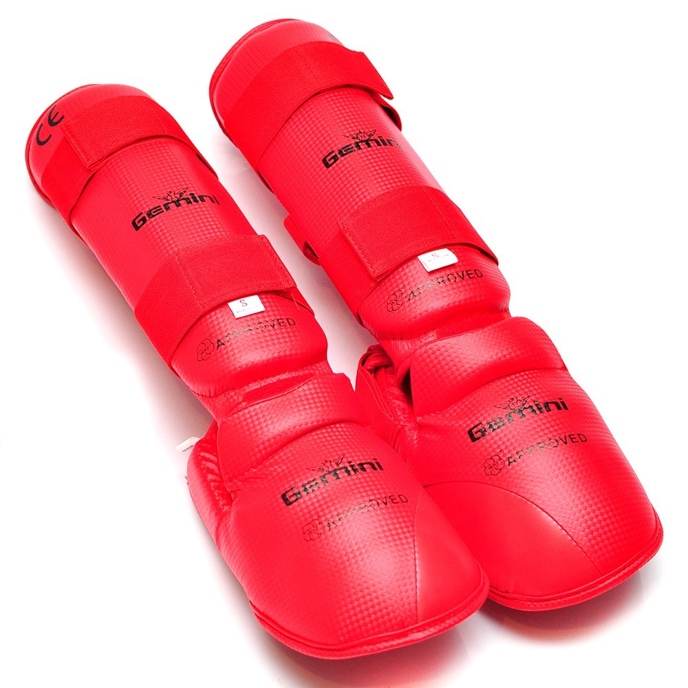 

Защита голени с футами для единоборств PU Gemini WKF Красные XL (G-3958-R)