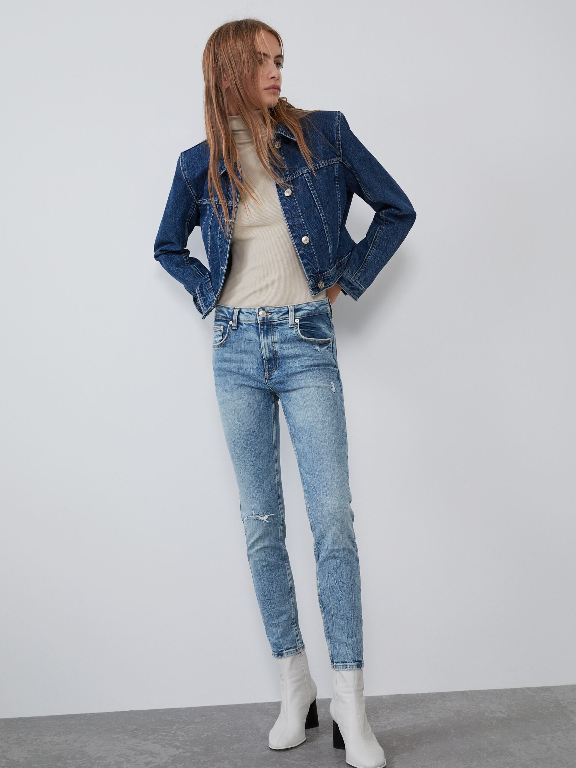 

Джинсы Zara 9794/877/406 36 Синие