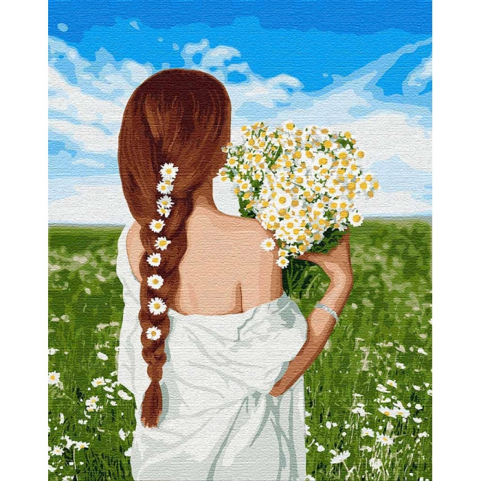 

Картина по номерам КНО4747 Чарівна україночка, 40x50 см., Идейка