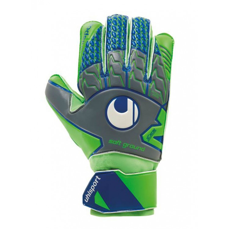 

Вратарские перчатки Uhlsport Tensiongreen Soft Pro Size 7 Green-Blue (SKL41-227588)