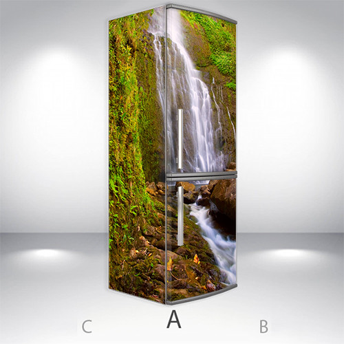 

Наклейки на холодильник 3d, Самоклейка, 180 х 65 см, Лицевая+Левая(А) (holSS1_wf00042 Природа-2)