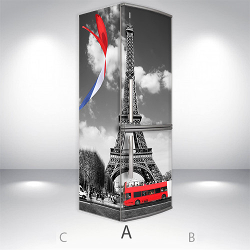 

Виниловая наклейка на холодильник, Узоры на холодильник, Самоклейка, 180 х 60 см, Лицевая+Левая(А) (holSS2_et10206 Примечат.)