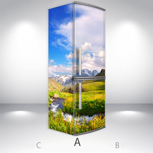 

Наклейки на холодильник 3d, Самоклейка, 200 х 65 см, Лицевая+Левая(А) (holSS1_mr00536 Природа-4)