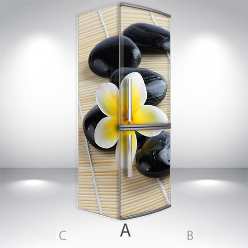 

Наклейки на холодильник 3d, Самоклейка, 200 х 65 см, Лицевая+Левая(А) (holSS1_fl10841 Цветы-4)