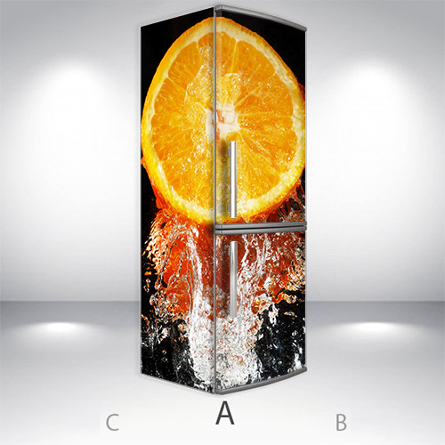 

Самоклеющаяся пленка на холодильник, Магнит, 200 х 60 см, Лицевая+Левая(А) (holMM2_ed10835 Еда)