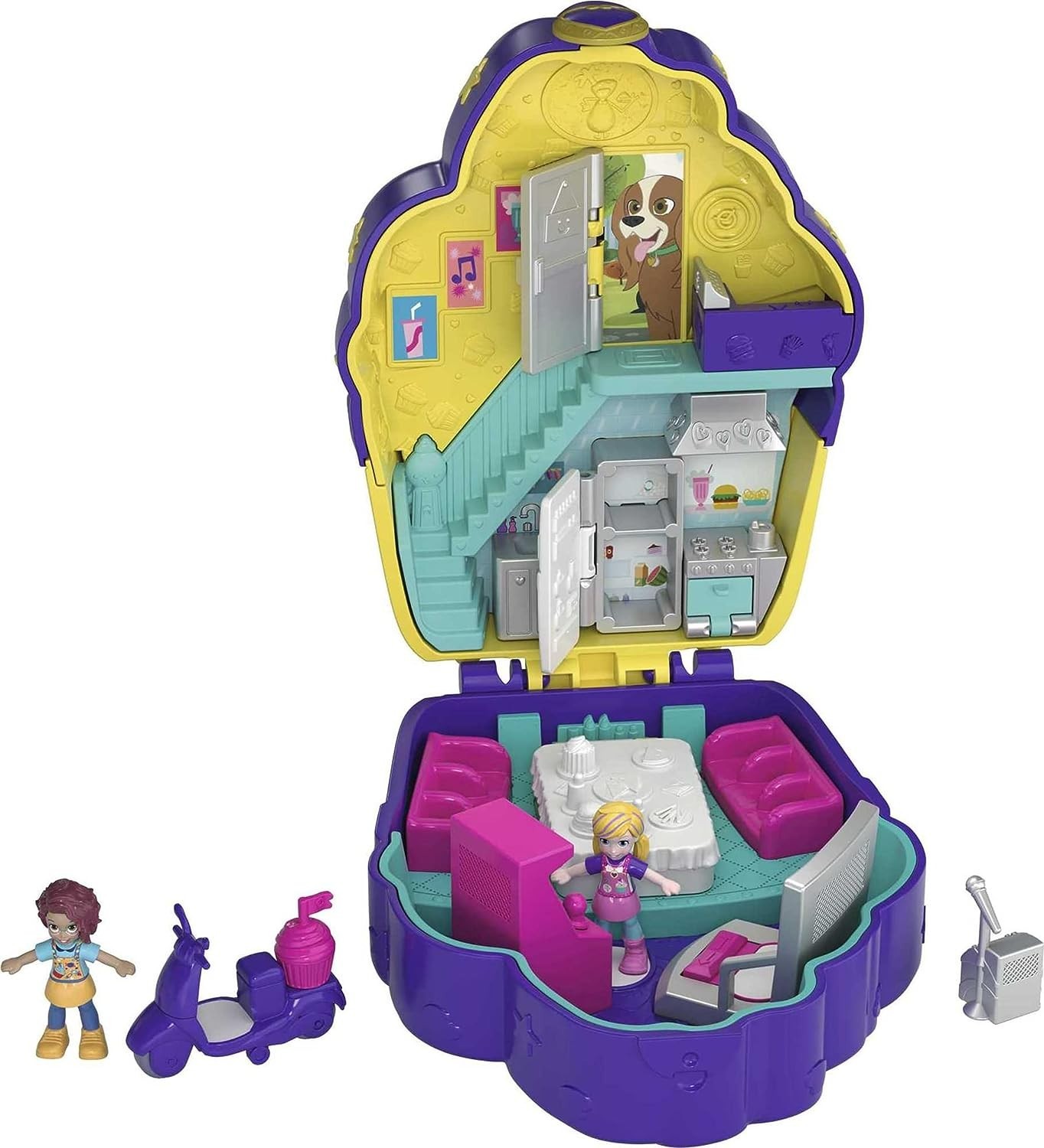 Игровой набор Полли Покет Polly Pocket Карманный Мир Вечеринка тортиков ...