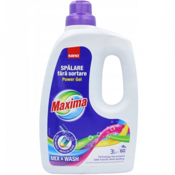 Гель для прання Sano Mix & Wash концентрований 3 л (7290107280570 ...