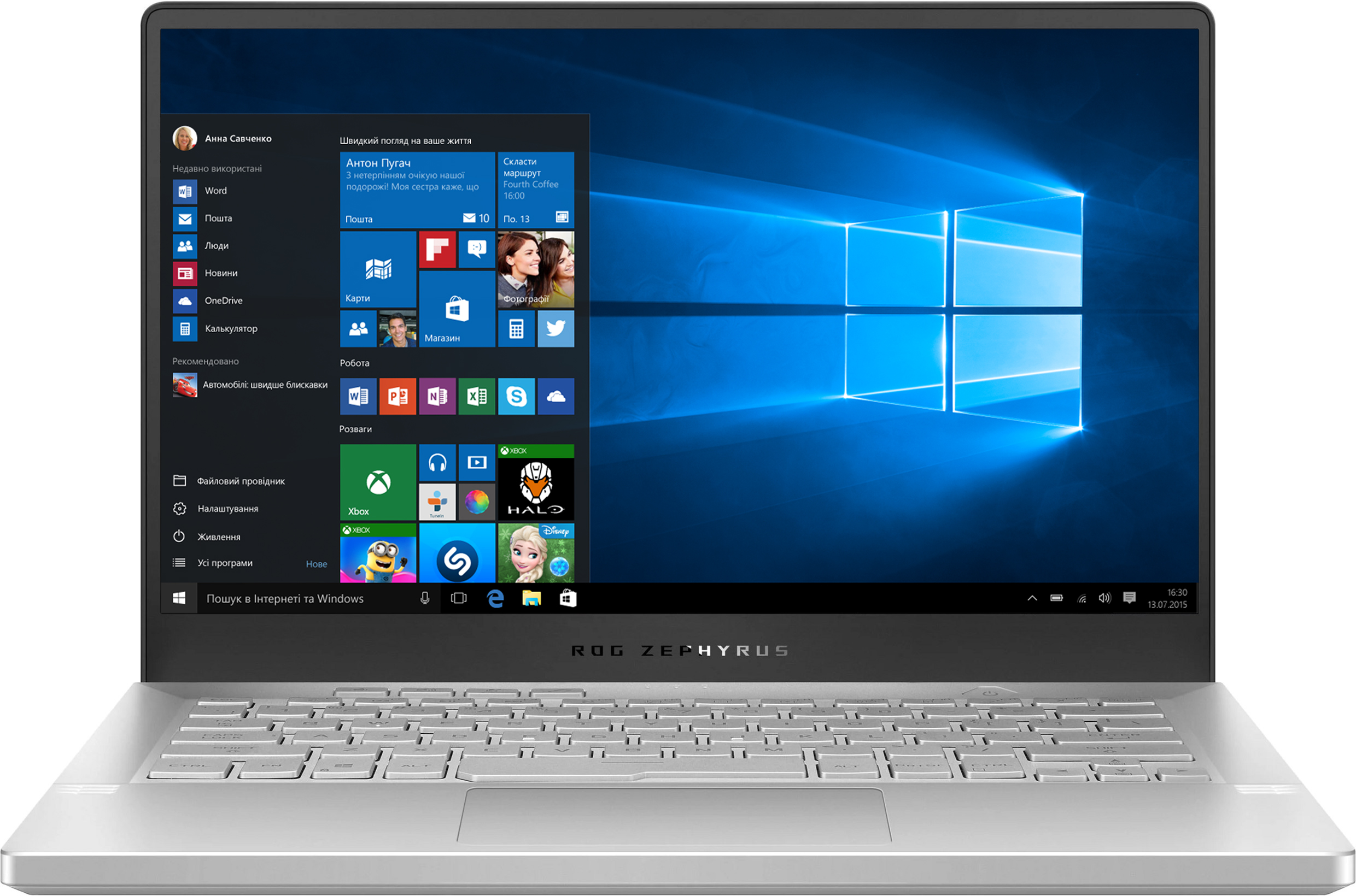 

Ноутбук Asus ROG Zephyrus G14 GA401II-BM210T (90NR03J5-M05110) Moonlight White