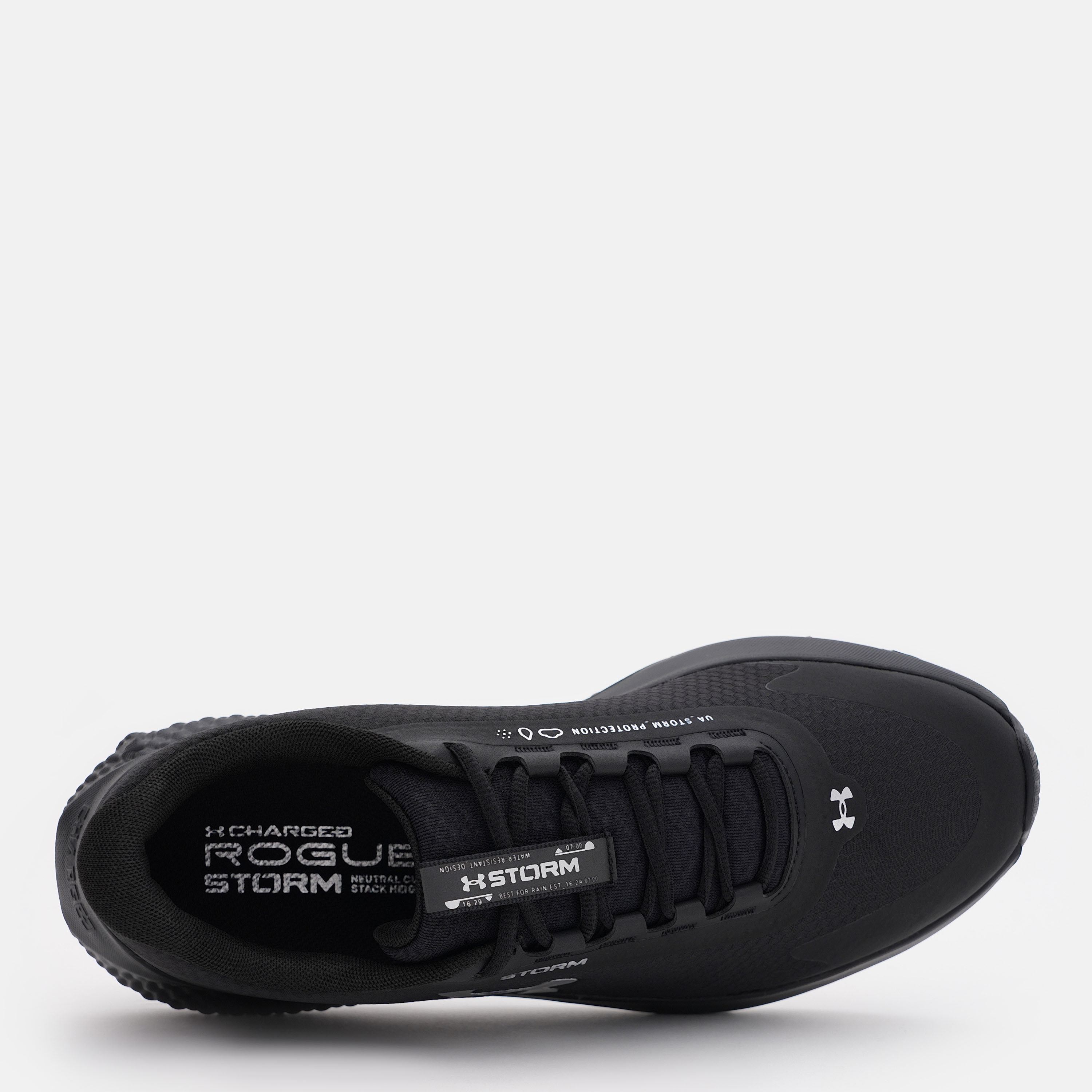 Мужские кроссовки для бега Under Armour Charged Rogue 3 Storm 3025523-003  44.5 (10.5US) 28.5 см Черные (196040443485) – в интернет-магазине ROZETKA