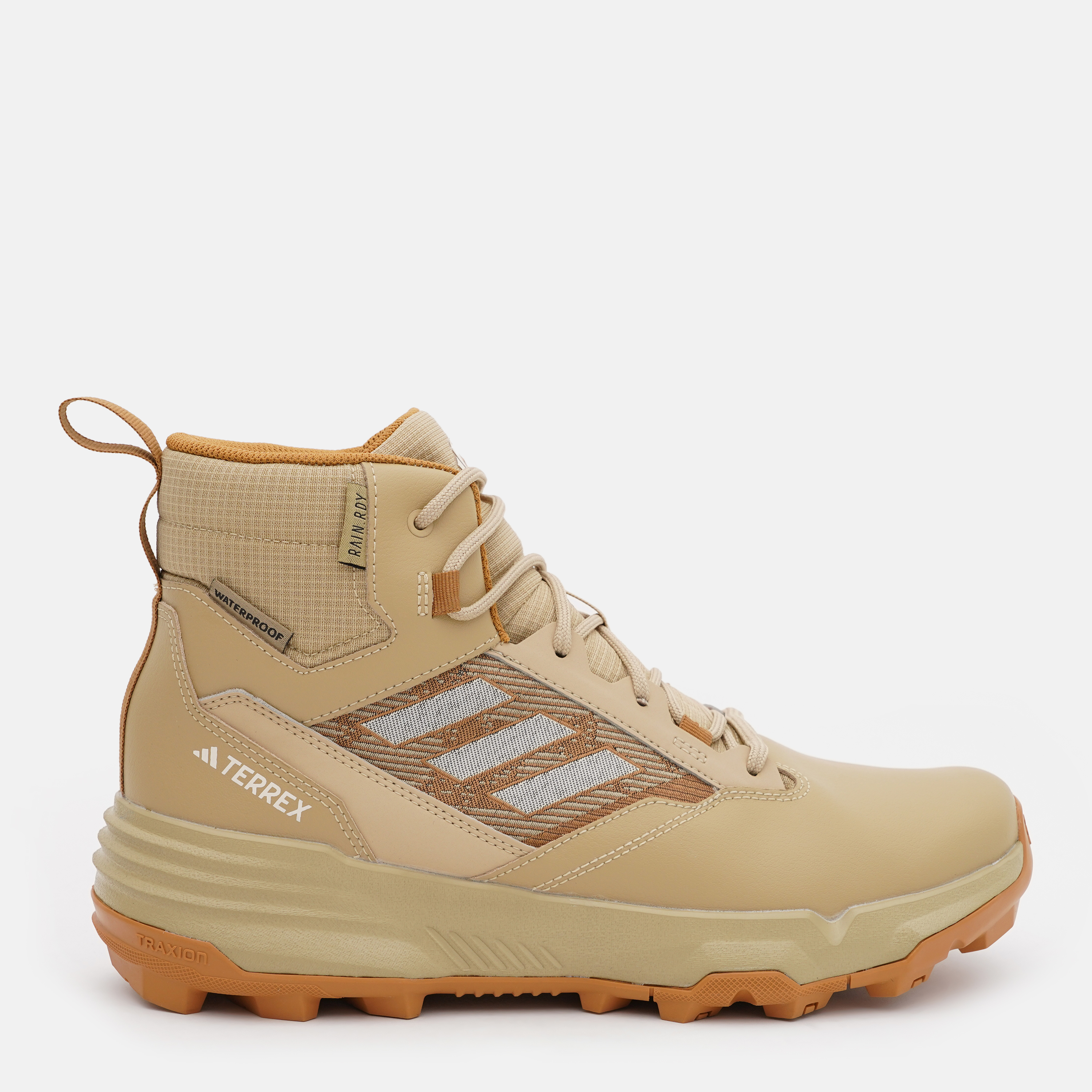 Акція на Чоловічі черевики для туризму Adidas Terrex Unity Lea Mid IF4978 42.5 (8.5UK) 27 см Beiton/Ecrtin/Mesa від Rozetka