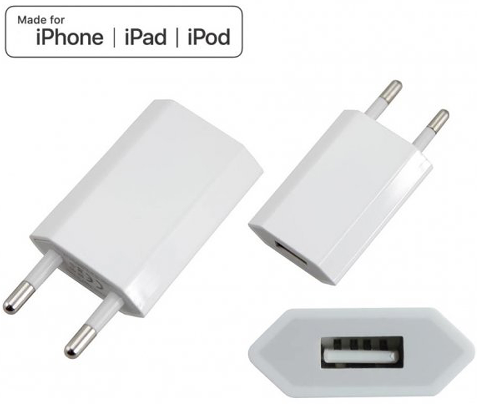 Зарядное устройство для iPhone 5W блок питания сетевой USB Power Adapter  White – фото, отзывы, характеристики в интернет-магазине ROZETKA от  продавца: kostor | Купить в Украине: Киеве, Харькове, Днепре, Одессе,  Запорожье, Львове