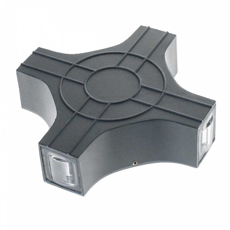 

Brille Al-267/4Х3W Nw Led Ip54 Dgy (34-260) 165414
