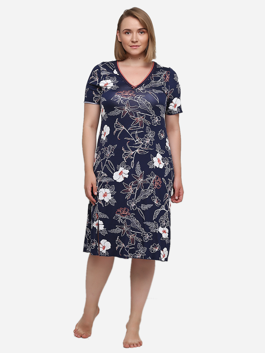 

Ночная рубашка Almina Secret 5662 2XL Синяя