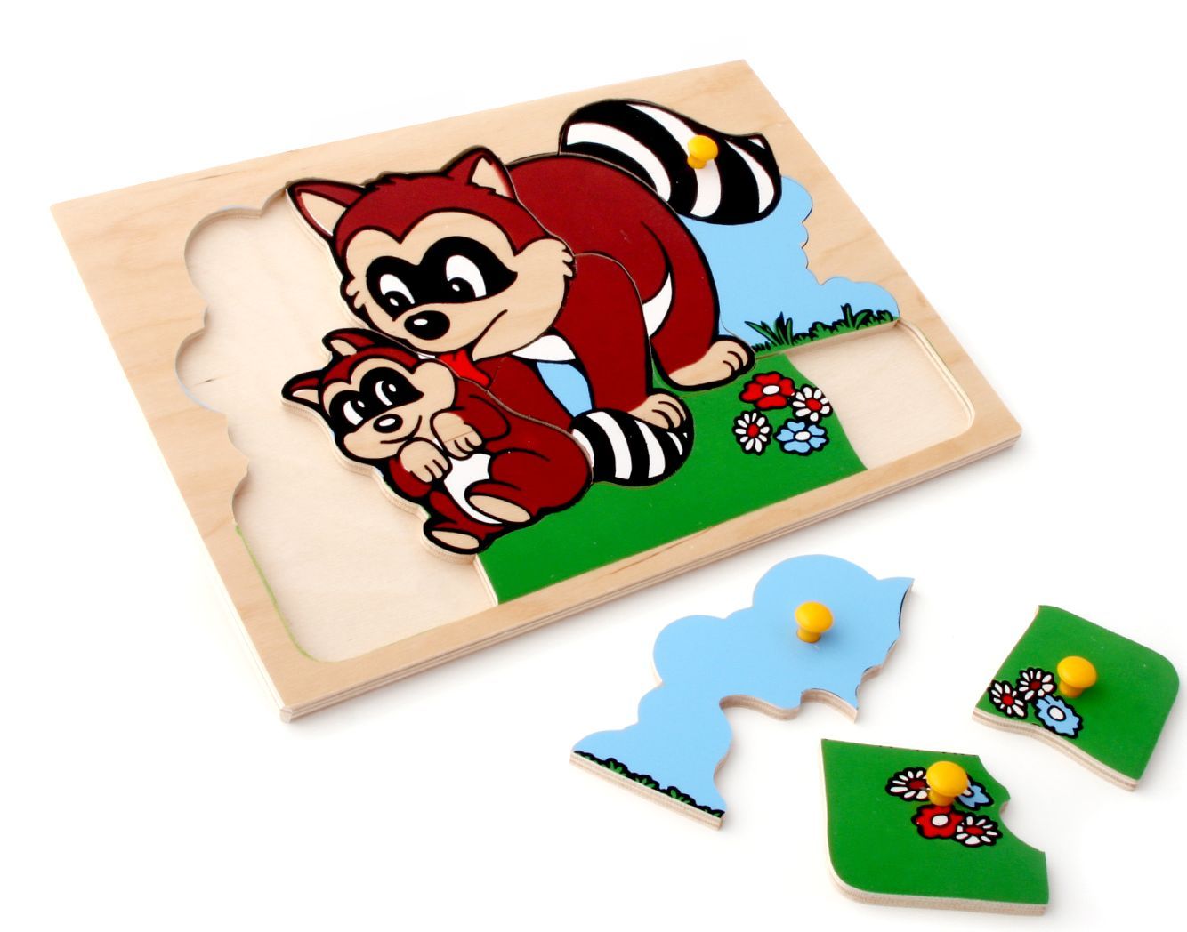 

Мозайка Єноти Lam Toys 10 деталей 29.50х20.50х0.90 (1408)