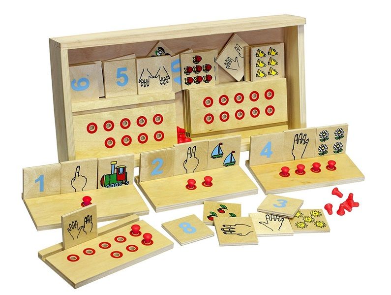

Настільна гра Вчимося рахувати Lam Toys 40 деталей 5.10х5.10х0.50 (1513)