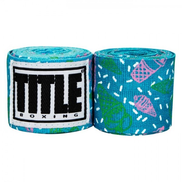 

Бинты боксерские эластичные TITLE Boxing Print Mexican Stile Ice Cream 4.5м