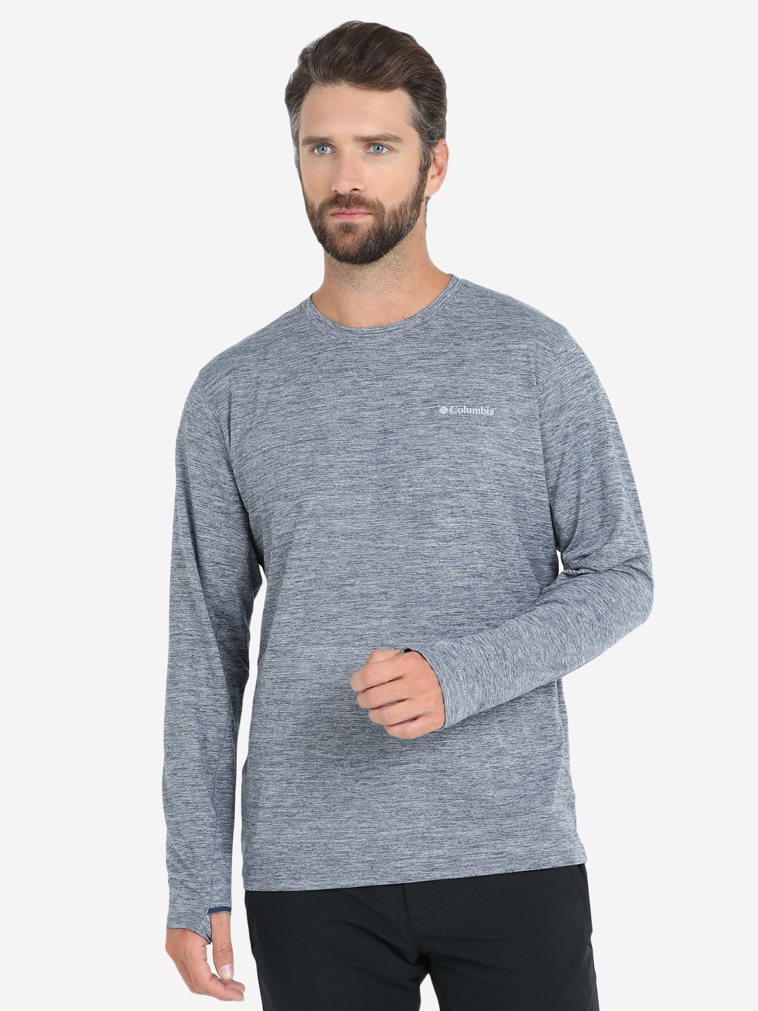 Акція на Спортивний лонгслів чоловічий Columbia Tech Trail Long Sleeve Crew II 1907001-464 XL Синій від Rozetka